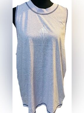 Adidas Women's Light Purple Sleeveless Workout Tank Top Size XL training tank